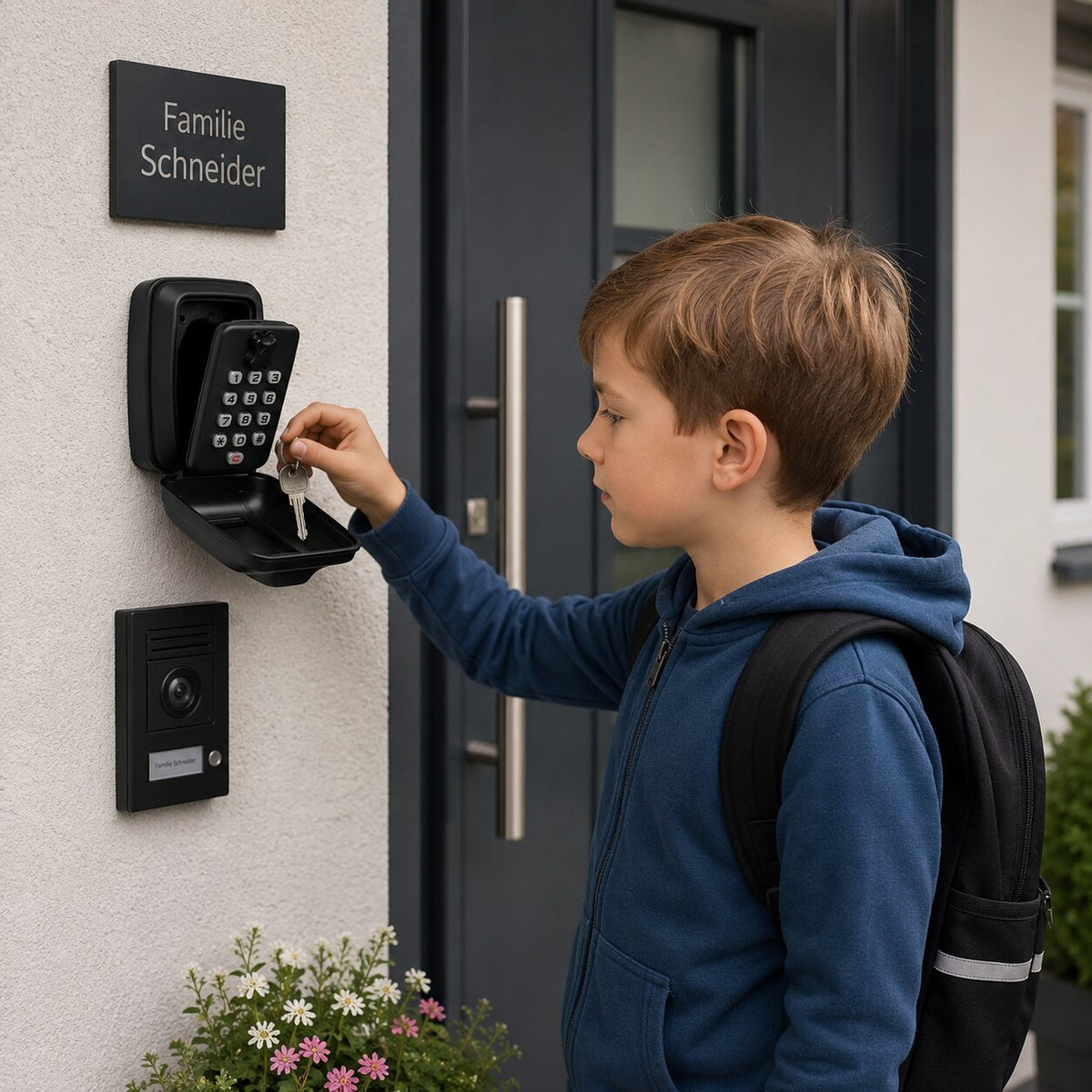 KeyVault™ | Schlüsselsafe mit Zahlencode für Innen- und Außenbereiche