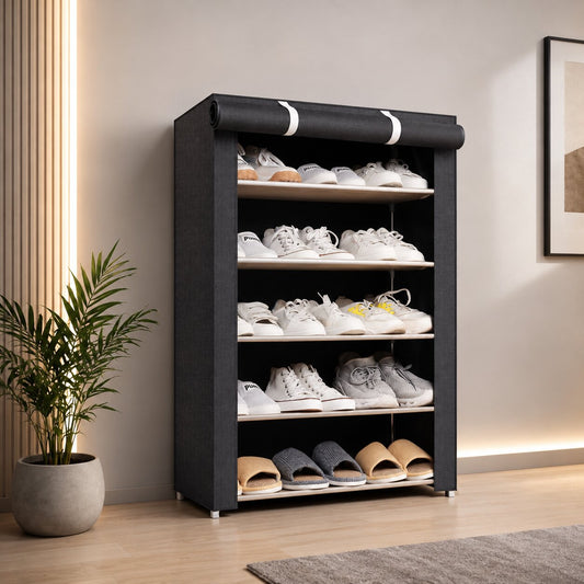 SchuhOrdina™ | Freistehender Schuhschrank mit Reißverschluss und Staubschutz