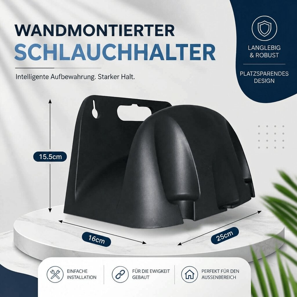 GartenOrdia™ | Wandhalterung für Gartenschläuche – Platzsparend und Praktisch