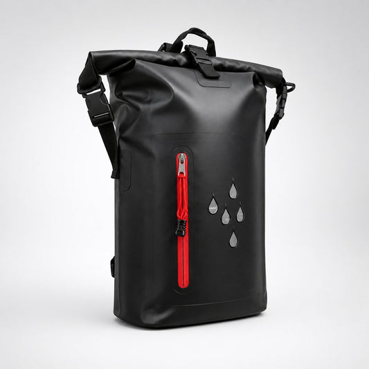 AquaTrek™ | Wasserabweisender Outdoor-Rucksack mit Reißverschlussfach
