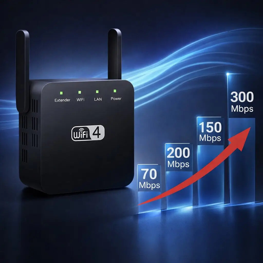 SignalBoost™ | WLAN-Verstärker mit 300 Mbps, WPS und Ethernet-Anschluss